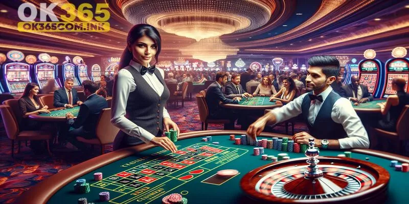 Những loại game có tại casino OK365 mang đến người chơi.