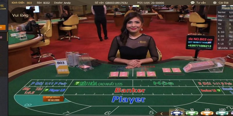 Tham gia cá cược Baccarat bet88, anh em thao tác thực hiện theo 4 bước
